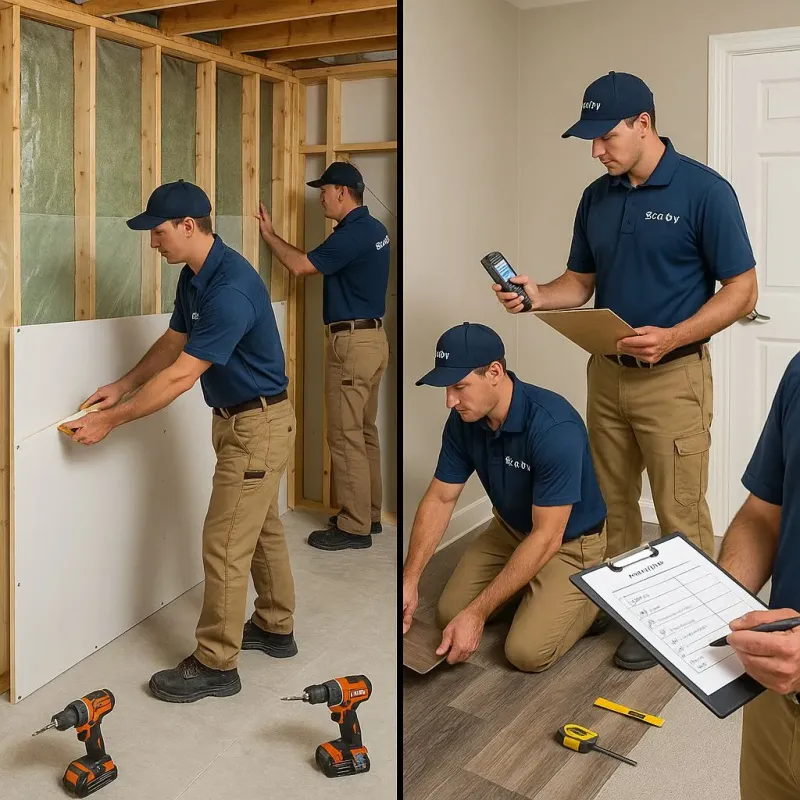 Repairs and Reconstruction process in Shelby, AL
